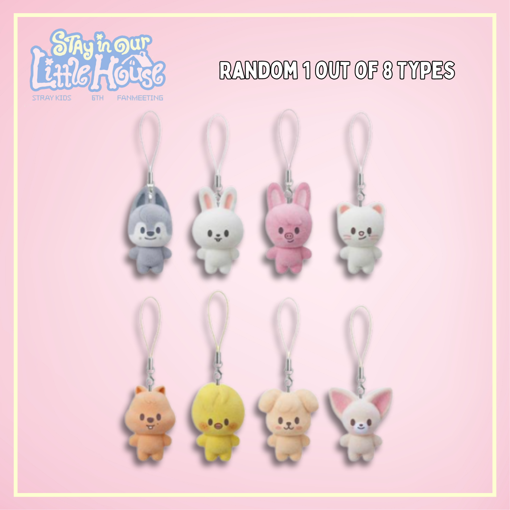 PRE-ORDER] SKZOO SECRET MINI CHARM - Stray Kids 6TH FANMEETING