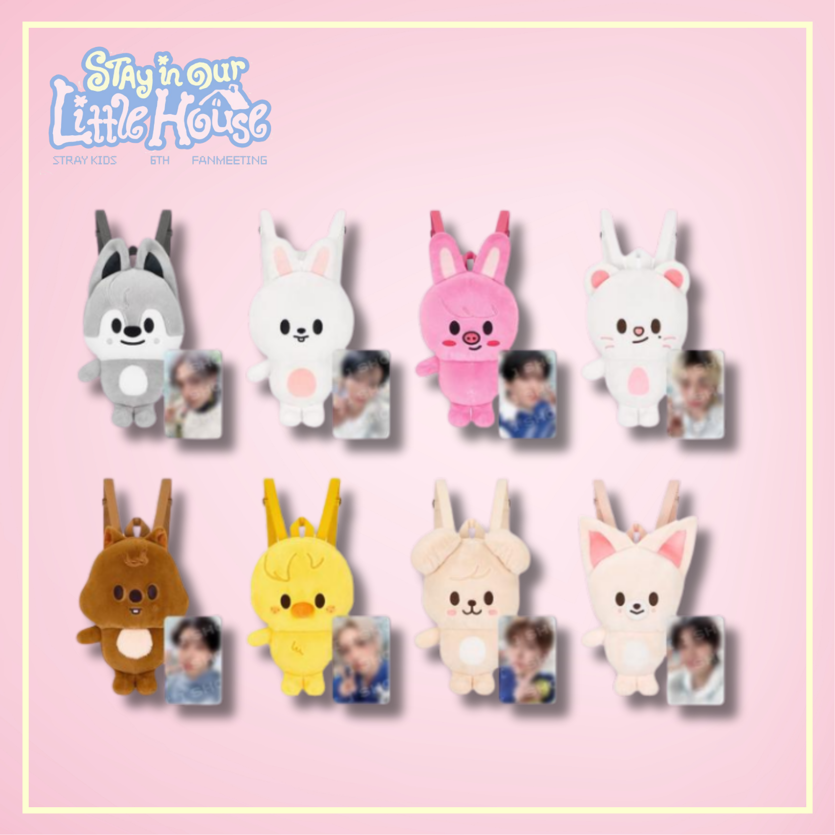 PRE-ORDER] SKZOO PLUSH BACKPACK - Stray Kids 6TH FANMEETING