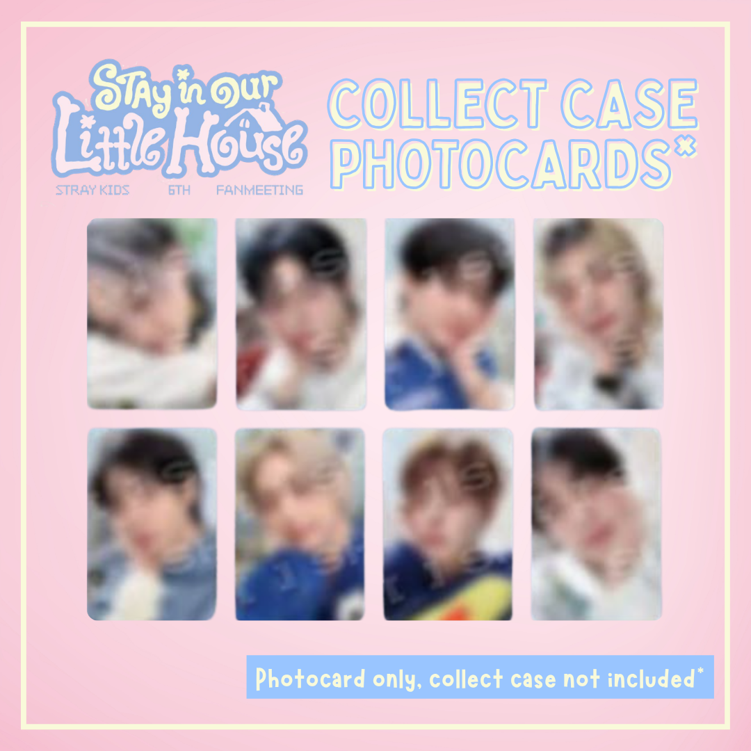 Stray Kids 6TH FANMEETING - 'STAY in Our Little House' - Collect Case Photocards ONLY