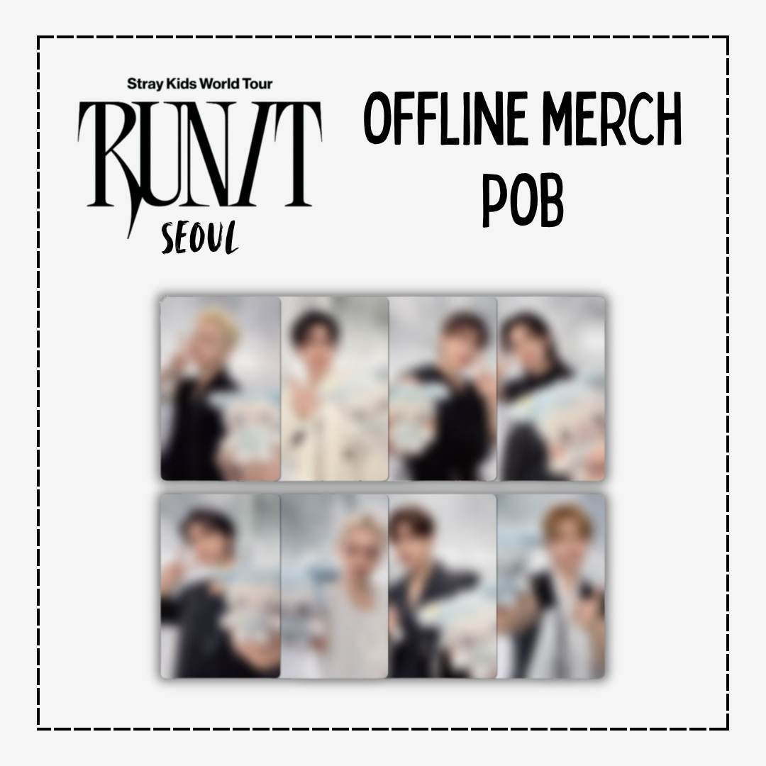 Stray Kids World Tour <RUN IT SEOUL> Offline Merch (POBS ONLY)