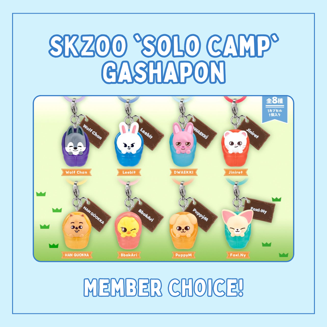 PRE-ORDER] SKZOO 'Solo Camp' Gashapon (MEMBER CHOICE) – Kbyseni