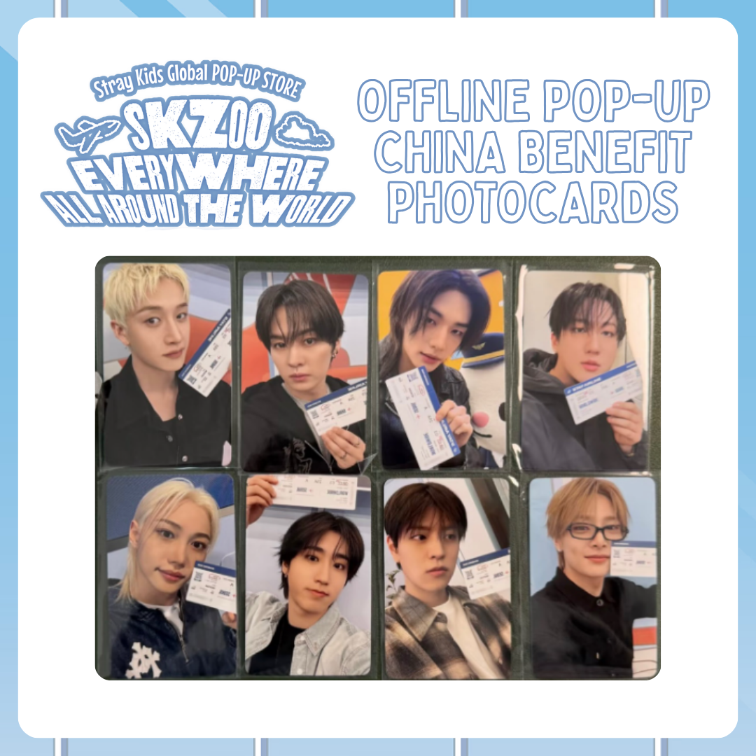 SKZOO EAATW POP-UP STORE IN CHINA - OFFLINE POP-UP BENEFIT PHOTOCARDS