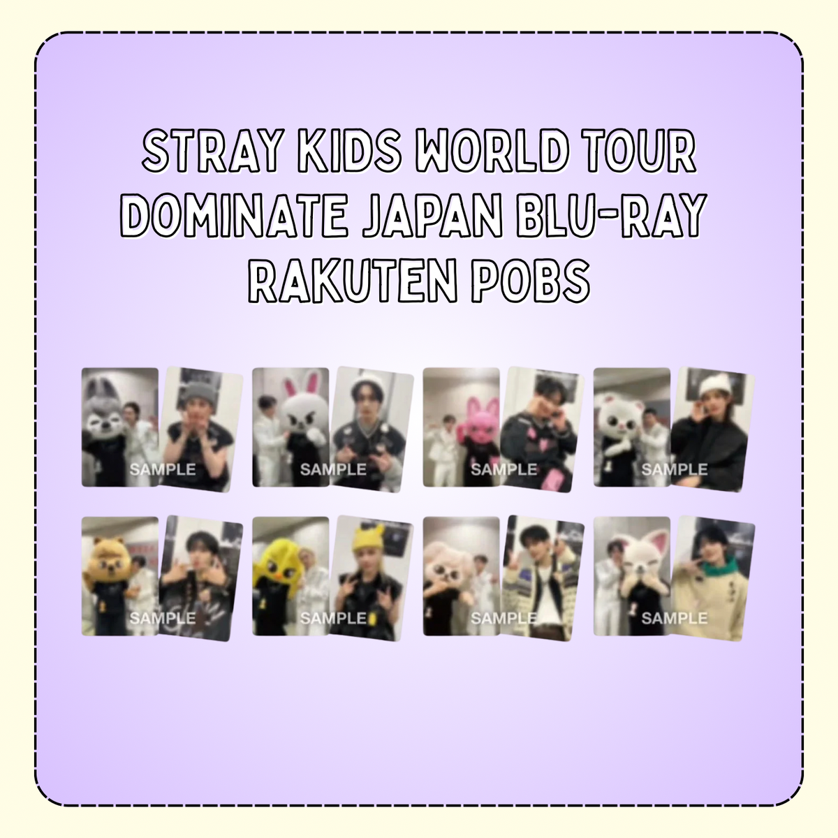 STRAY KIDS - WORLD TOUR DominATE Japan Blu-ray - Rakuten (POBS ONLY)