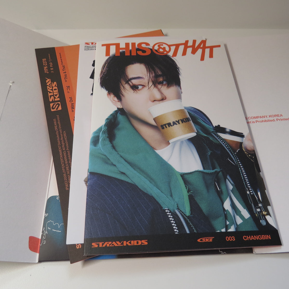 (Restock) Stray Kids - Changbin This & That Album '& Ver' (No photocards)