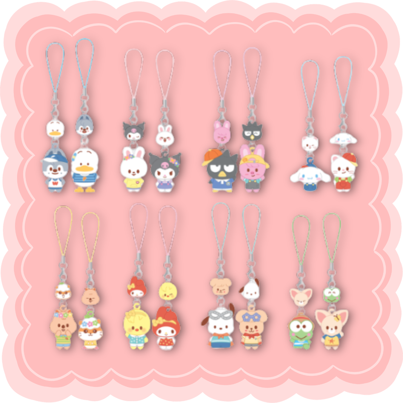 Pre-Order] Stray Kids - MINI FIGURE COUPLE KEYRING - SKZOO X