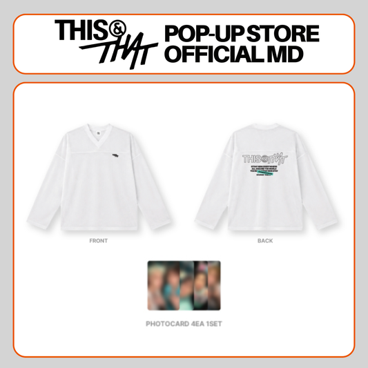 [PRE-ORDER] Stray Kids - Mesh Long Sleeve - 'This & That' POP-UP STORE Official MD
