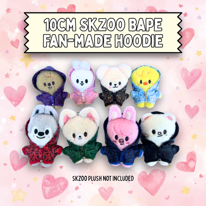 (RESTOCK) Stray Kids SKZOO Bape Fan-Made Hoodies