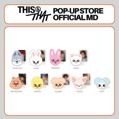 [PRE-ORDER] Stray Kids - Plush Magnetic Holder - 'This & That' POP-UP STORE Official MD