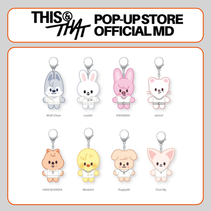 [PRE-ORDER] Stray Kids - SKZOO Costume Plush Keyring - 'This & That' POP-UP STORE Official MD