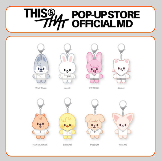 [PRE-ORDER] Stray Kids - SKZOO Costume Plush Keyring - 'This & That' POP-UP STORE Official MD