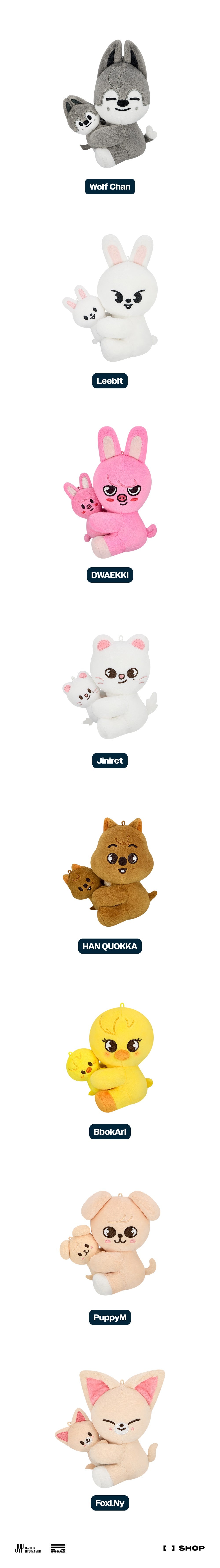 Skzoo Magnet Plush Set [World Tour DominATE : celebrATE MD] – Kbyseni