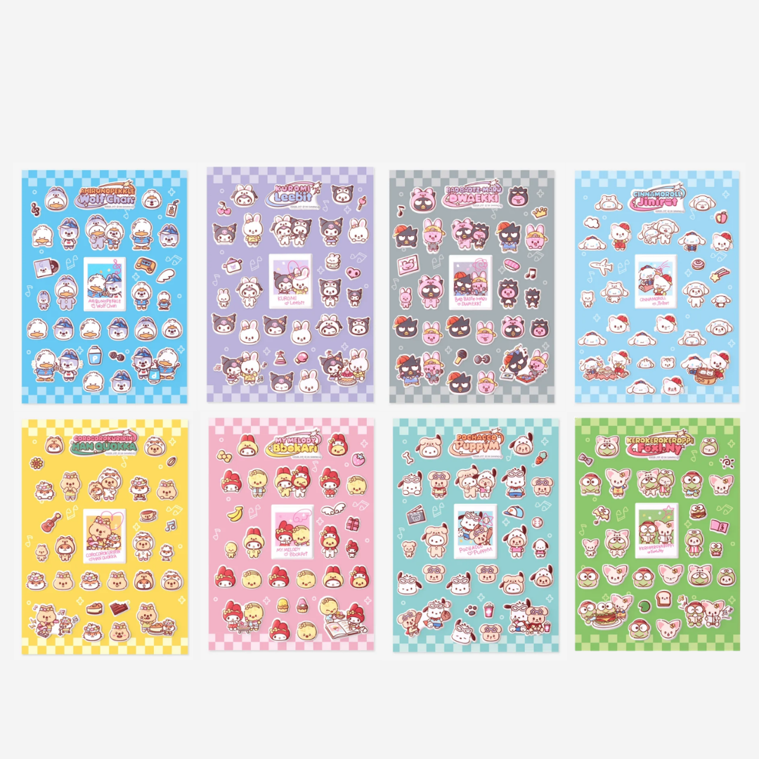 [PRE-ORDER] Stray Kids - SKZOO×SANRIO CHARACTERS STICKER - World Tour <RUN IT JAPAN 2.0> Online Official MD