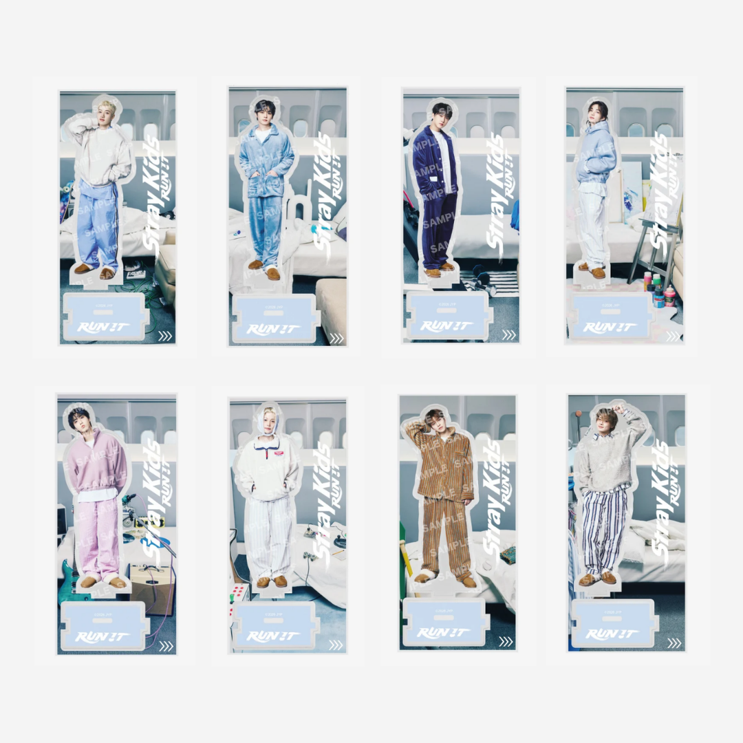 [PRE-ORDER] Stray Kids - ACRYLIC STAND B - World Tour <RUN IT JAPAN 2.0> Online Official MD