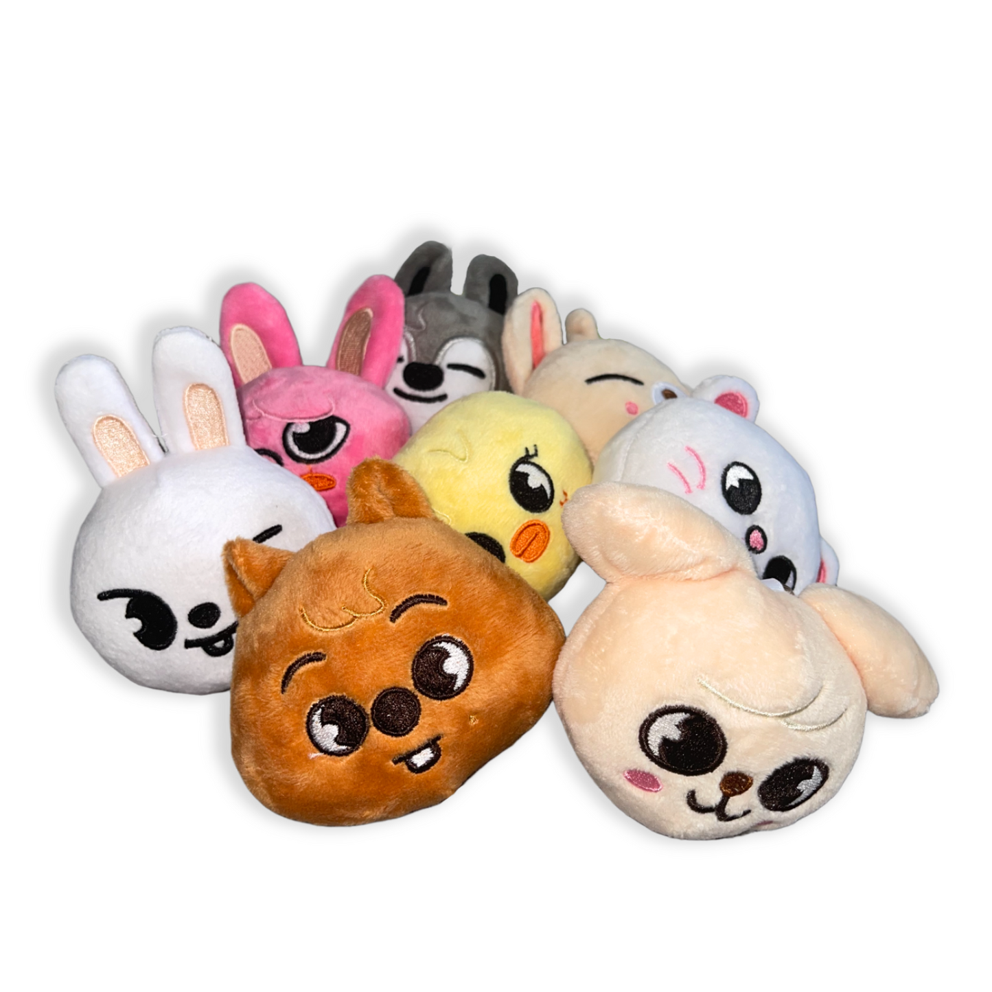 Leebit Skzoo Face Plush Keychain