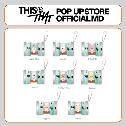 [PRE-ORDER] Stray Kids - SKZOO Capsule Acrylic Keyring - 'This & That' POP-UP STORE Official MD