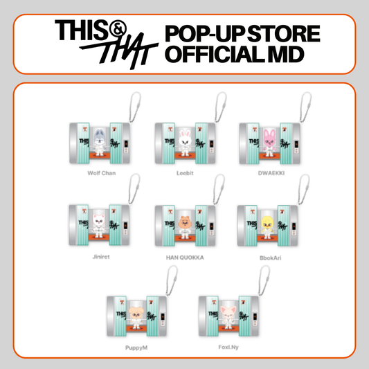 [PRE-ORDER] Stray Kids - SKZOO Capsule Acrylic Keyring - 'This & That' POP-UP STORE Official MD