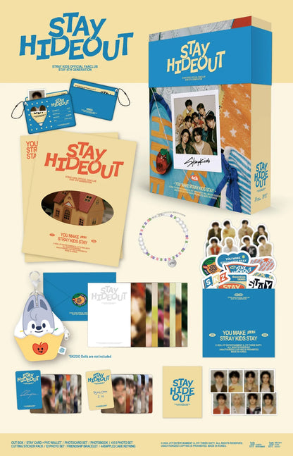 (Second-hand) Stray Kids 'STAY Hideout' 4th Fanclub 2024 Membership Kit