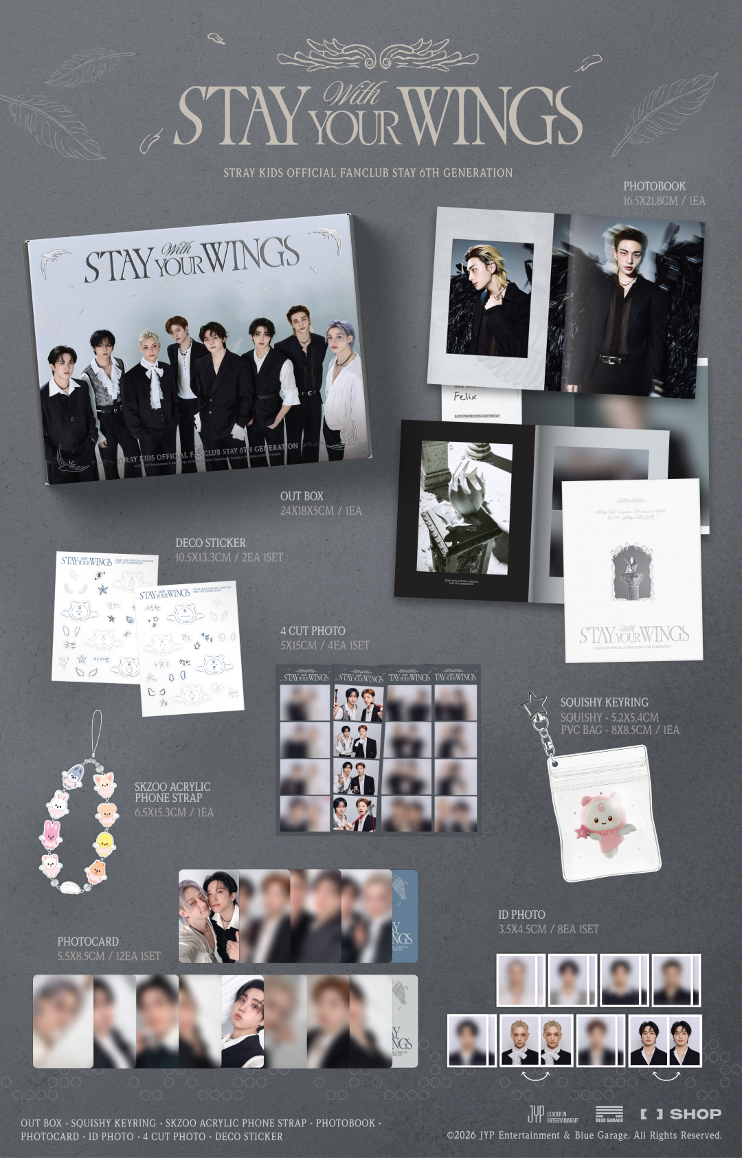 (Restock) Stray Kids 'STAY With Your Wings' 6th Fanclub 2026 Membership Kit