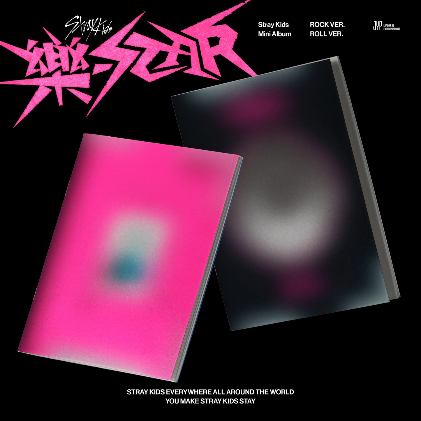 Stray Kids Mini Album ROCK-STAR (ROCK VER., ROLL VER.)