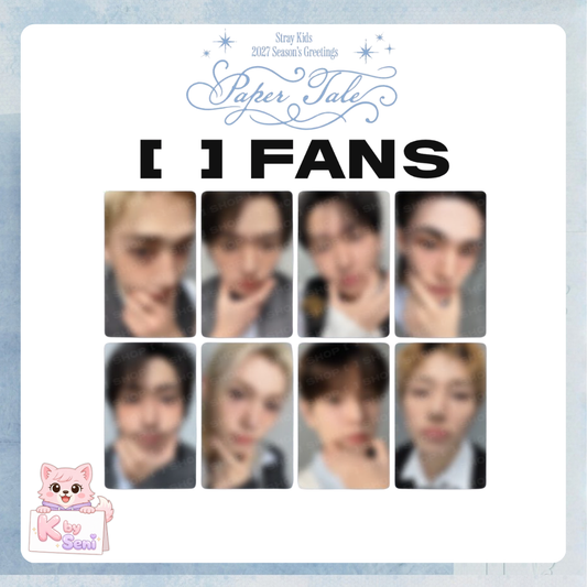 [PRE-ORDER] Stray Kids - FANS POB - 2027 Season’s Greetings [Paper Tale] (Member Choice)