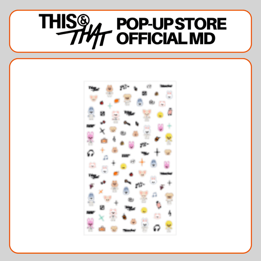 [PRE-ORDER] Stray Kids - SKZOO Micro Sticker - 'This & That' POP-UP STORE Official MD