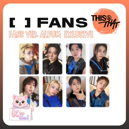[Pre-Order] Stray Kids Mini Album - 'THIS & THAT' - FANS [FANS VER. ALBUM EXCLUSIVE] (POBS ONLY)
