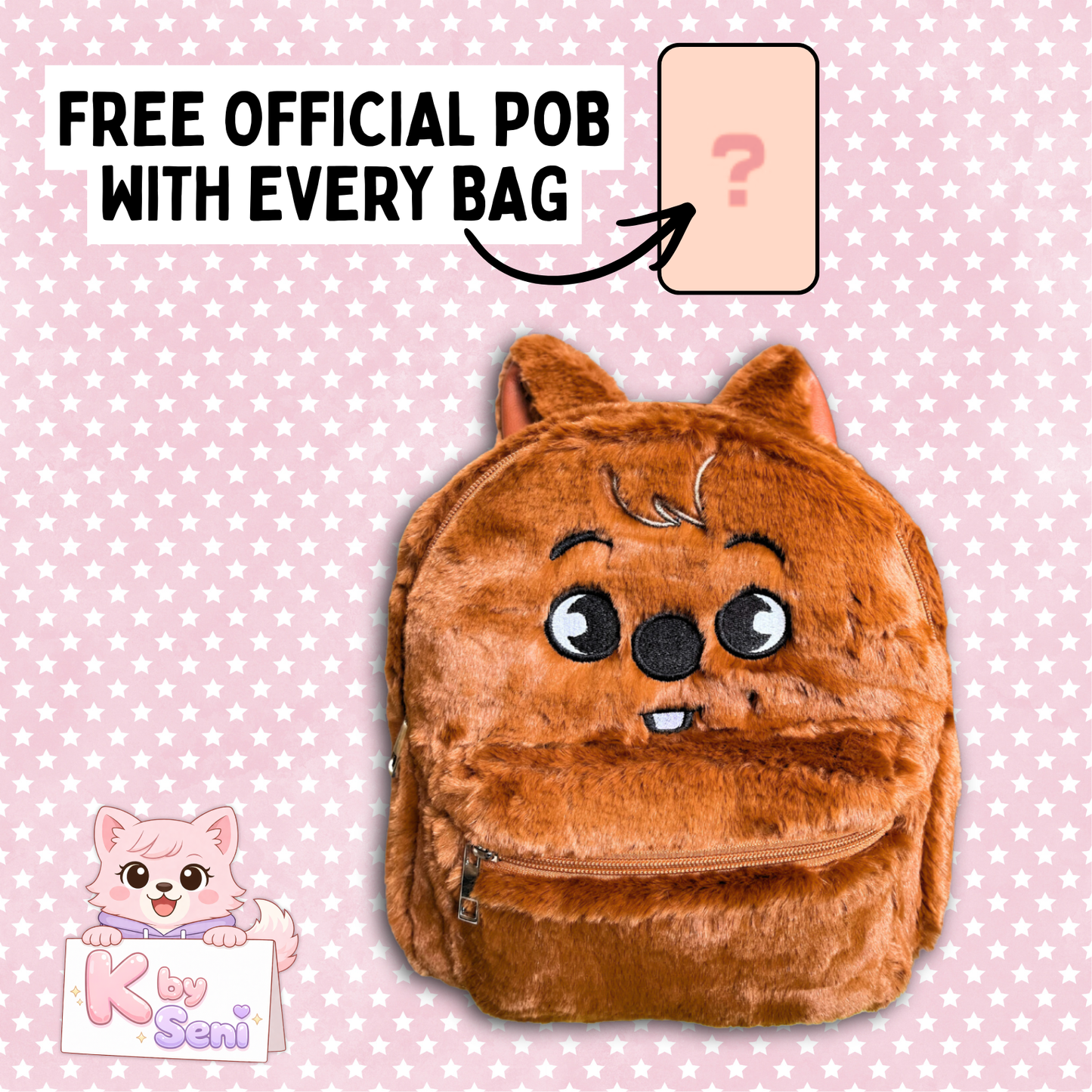 Skzoo Backpacks Han Quokka [KBYSENI BRAND/Fan-Made] - Free POB