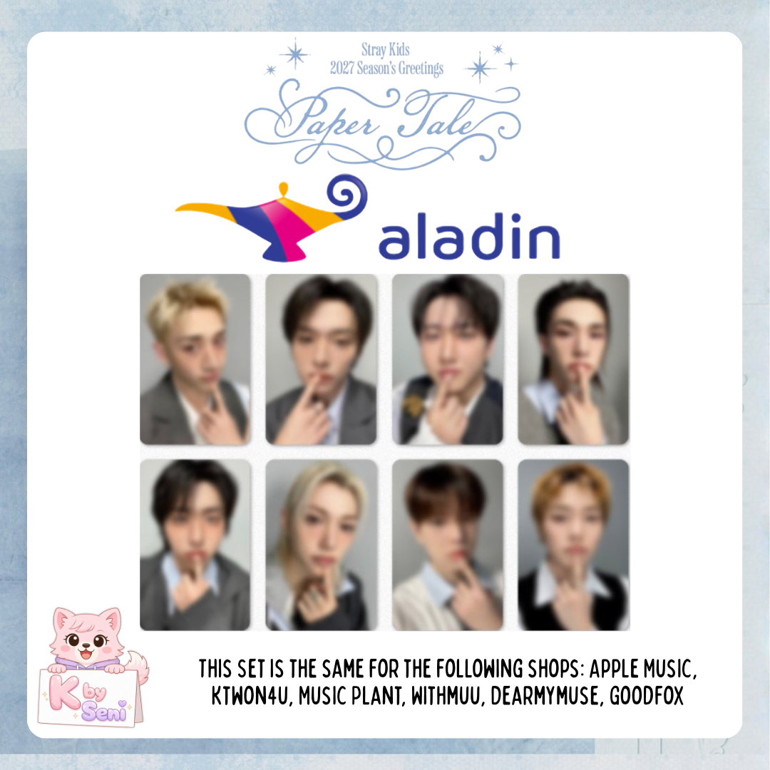 [PRE-ORDER] Stray Kids - ALADIN POB - 2027 Season’s Greetings [Paper Tale] (Member Choice)