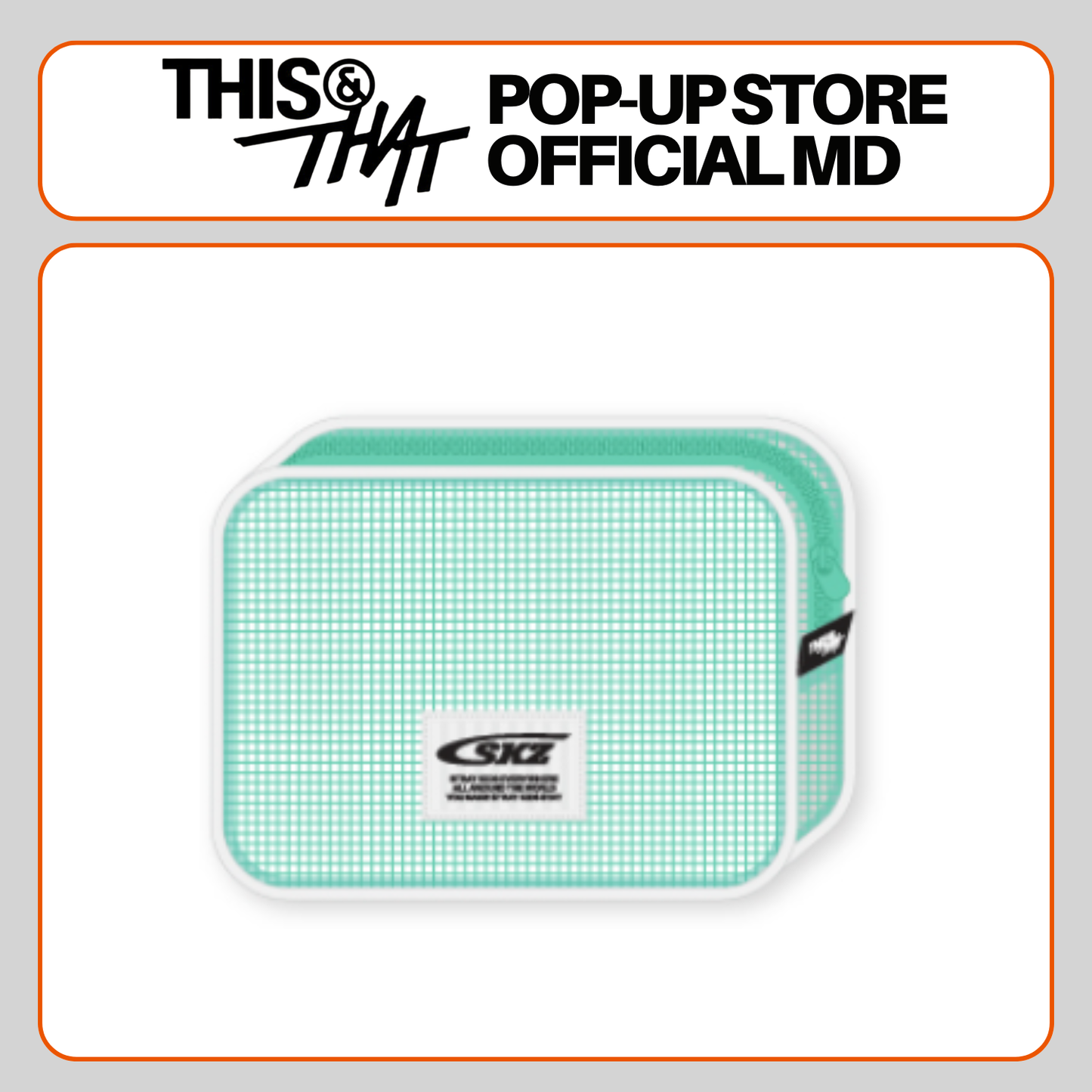 [PRE-ORDER] Stray Kids - Mesh Pouch - 'This & That' POP-UP STORE Official MD