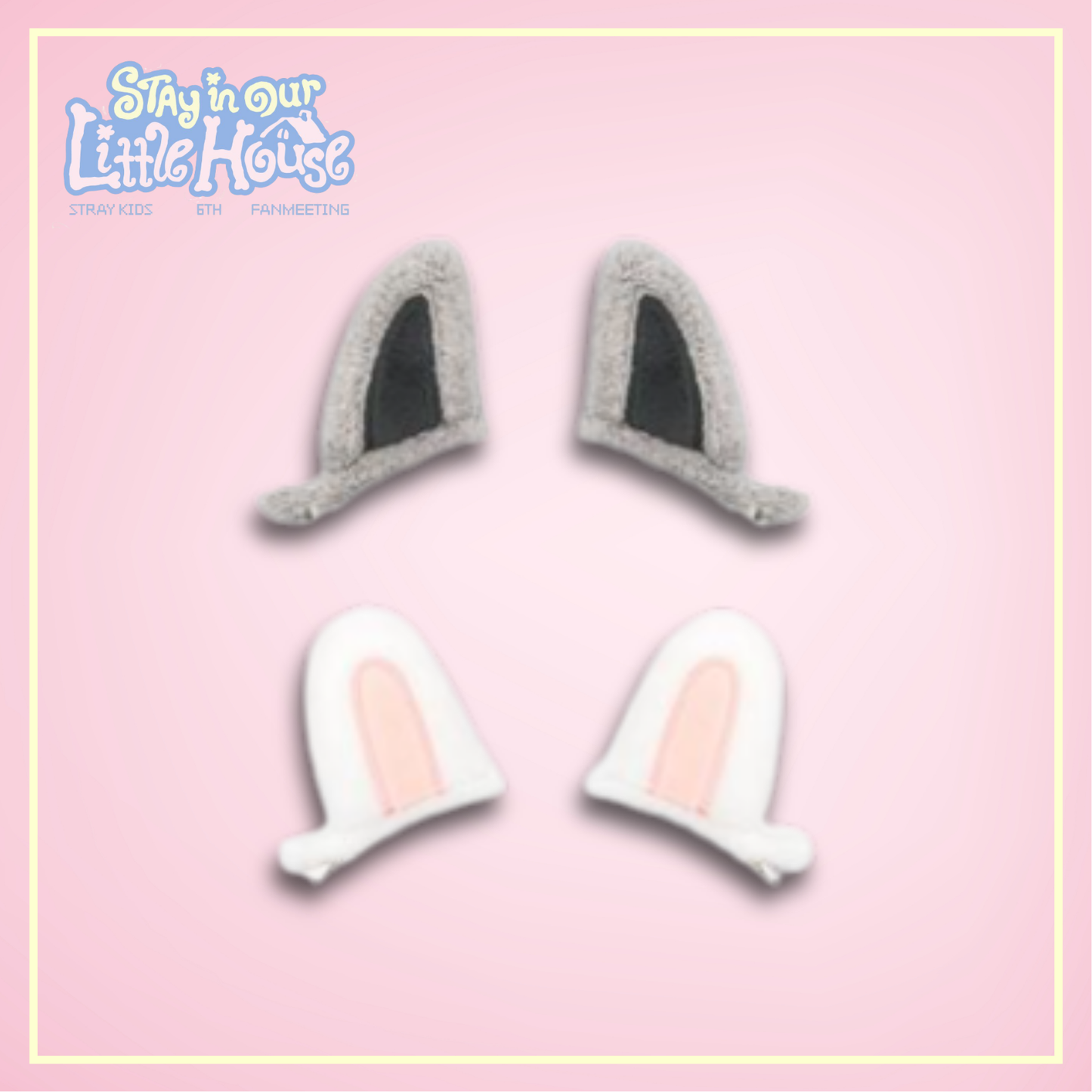 [RESTOCK] SKZOO PLUSH HAIR PIN - Stray Kids 6TH FANMEETING - 'STAY in Our Little House' Official MD