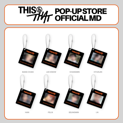 [PRE-ORDER] Stray Kids - Photo Keyring - 'This & That' POP-UP STORE Official MD