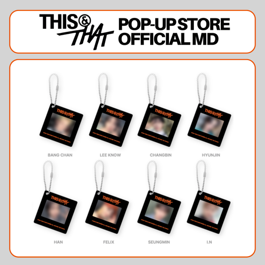 [PRE-ORDER] Stray Kids - Photo Keyring - 'This & That' POP-UP STORE Official MD