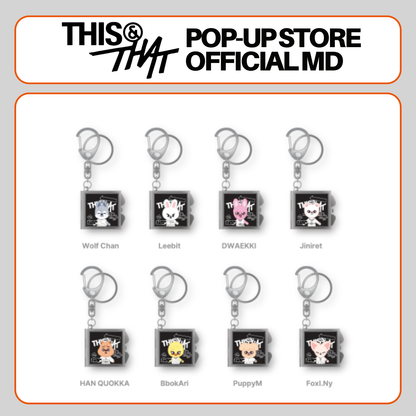 [PRE-ORDER] Stray Kids - SKZOO Mirror Keyring - 'This & That' POP-UP STORE Official MD