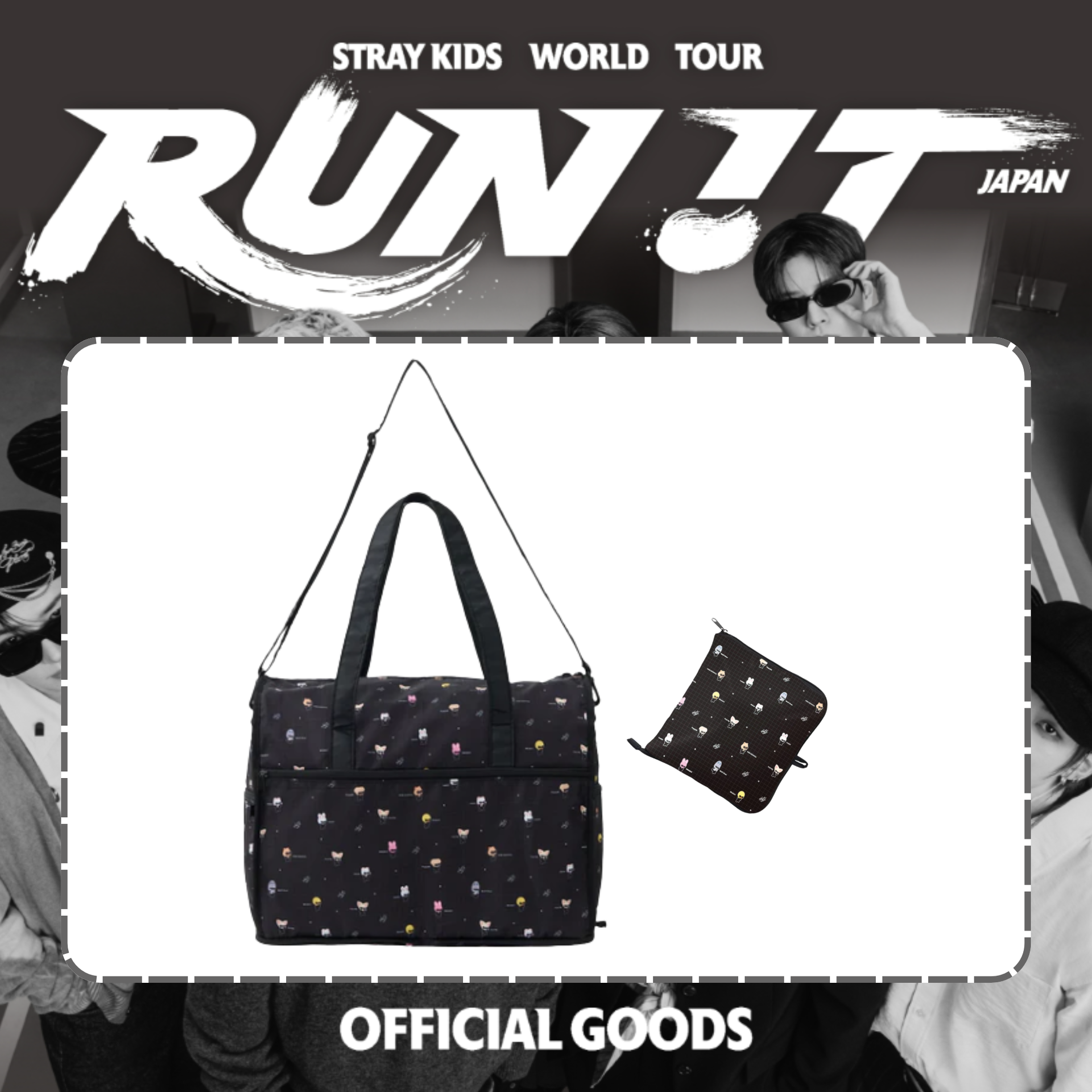 PRE-ORDER] Stray Kids - TRAVEL BAG - World Tour Online Official MD