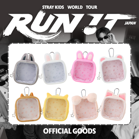 [PRE-ORDER] Stray Kids - CARABINER POUCH - World Tour <RUN IT JAPAN> Online Official MD