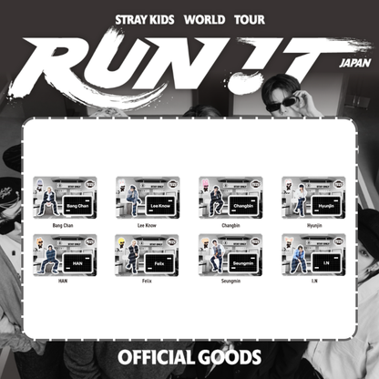 [PRE-ORDER] Stray Kids - ACRYLIC STAND - World Tour <RUN IT JAPAN> Online Official MD