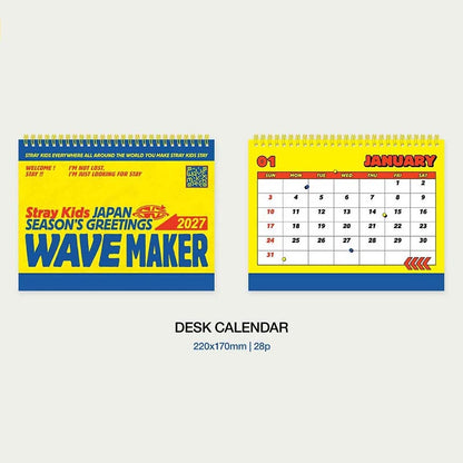 [PRE-ORDER] Stray Kids JAPAN SEASON’S GREETINGS 2027 “WAVE MAKER” (SHOP CHOICE)