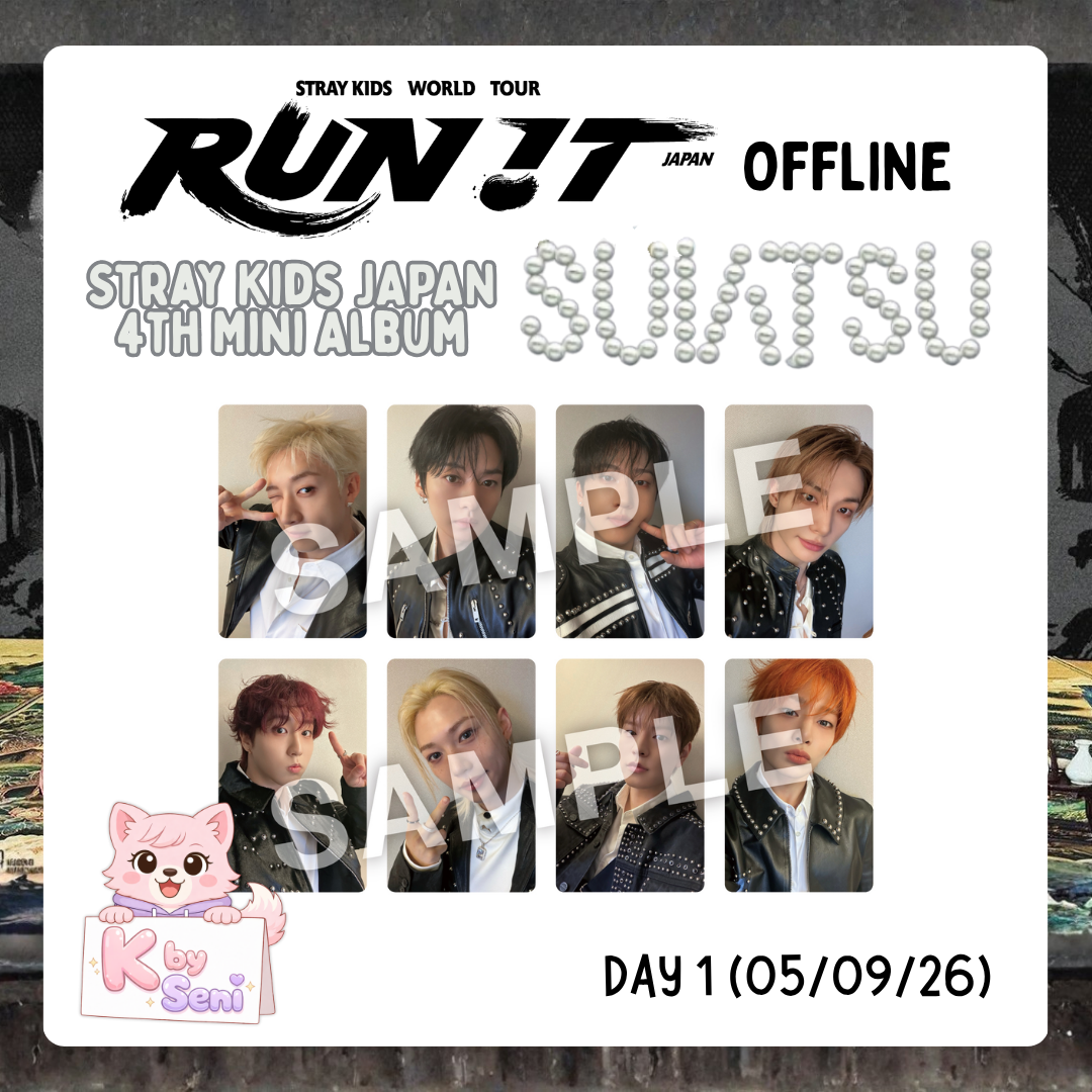 Stray Kids JAPAN 4th Mini Album "SUIATSU" <RUN IT WORLD TOUR> Nagoya Venue Offline DAY 1 (POB ONLY)