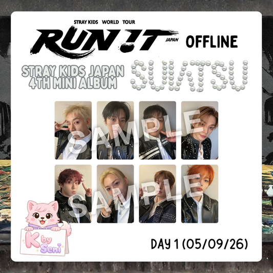 [Pre-Order] Stray Kids JAPAN 4th Mini Album "SUIATSU" <RUN IT WORLD TOUR> Nagoya Venue Offline DAY 1 (POB ONLY)