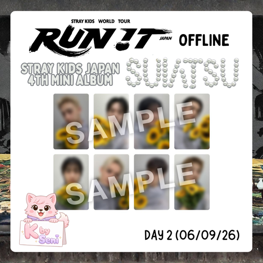 [Pre-Order] Stray Kids JAPAN 4th Mini Album "SUIATSU" <RUN IT WORLD TOUR> Nagoya Venue Offline DAY 2 (POB ONLY)