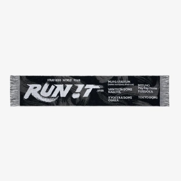 [PRE-ORDER] Stray Kids - MUFFLER TOWEL - World Tour <RUN IT JAPAN 2.0> Online Official MD