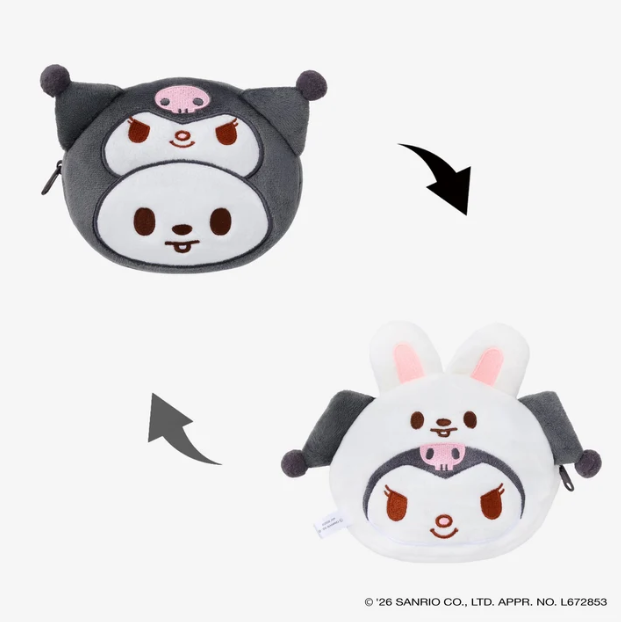 [PRE-ORDER] Stray Kids - SKZOO X SANRIO CHARACTERS REVERSIBLE POUCH - World Tour <RUN IT JAPAN 2.0> Online Official MD