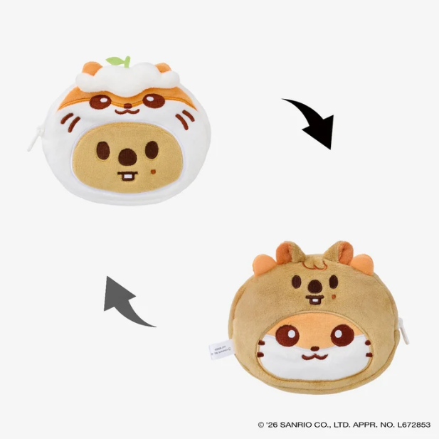 [PRE-ORDER] Stray Kids - SKZOO X SANRIO CHARACTERS REVERSIBLE POUCH - World Tour <RUN IT JAPAN 2.0> Online Official MD