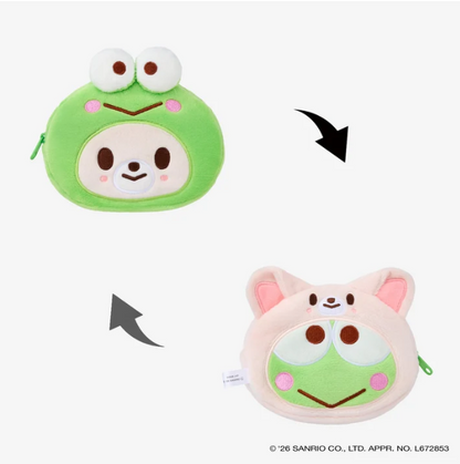 [PRE-ORDER] Stray Kids - SKZOO X SANRIO CHARACTERS REVERSIBLE POUCH - World Tour <RUN IT JAPAN 2.0> Online Official MD
