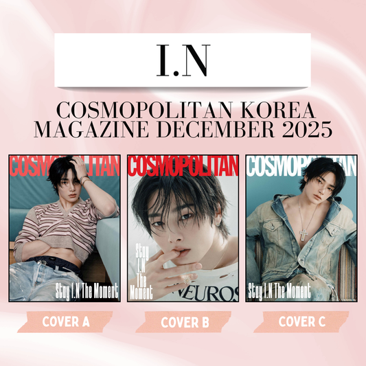 I.N - COSMOPOLITAN KR MAGAZINE 2025 - December Issue (CHOOSE VER.)
