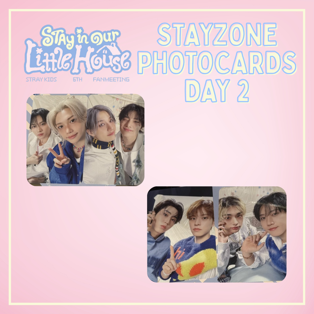 Stray Kids 6TH FANMEETING - 'STAY in Our Little House' - STAYZONE Day 2 Photocards