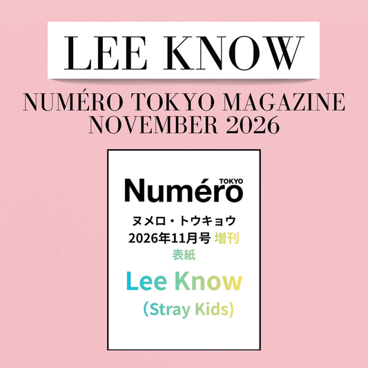 [PRE-ORDER] Lee Know - Numéro TOKYO MAGAZINE - November 2026 Issue