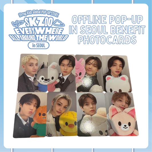 SKZOO EAATW POP-UP STORE IN SEOUL - OFFLINE POP-UP BENEFIT PHOTOCARDS