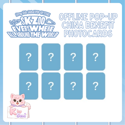 [Pre-Order] SKZOO EAATW POP-UP STORE IN CHINA - OFFLINE POP-UP BENEFIT PHOTOCARDS