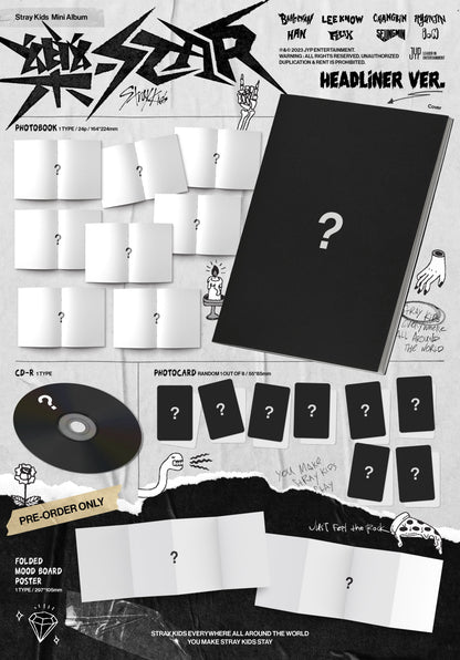 Stray Kids Mini Album ROCK-STAR (HEADLINER VER.)